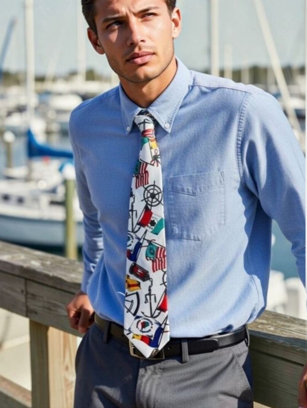 Vintage Steve Scheiner Nautical Tie